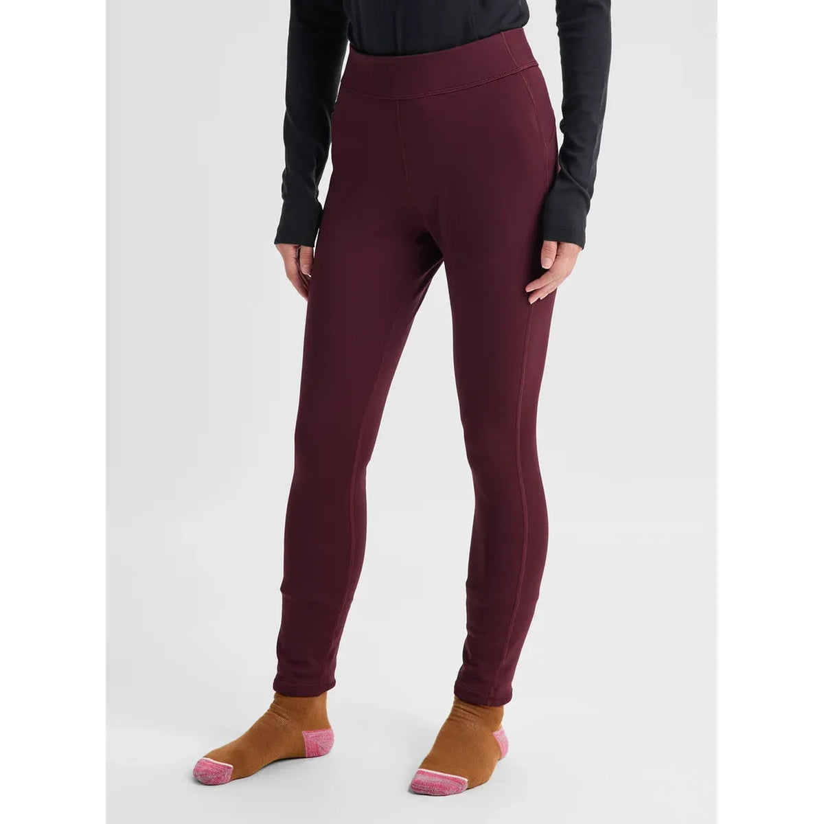 Burton Women's Baker Stretch Fleece Pants-Rum Raisin-Killington Sports