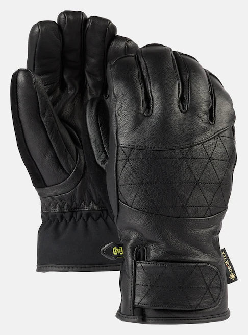 Burton Women's Gondy GORE-TEX Leather Gloves-True Black-Killington Sports