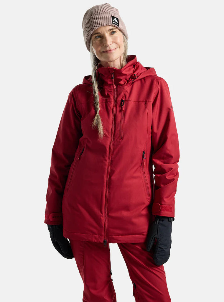 Burton Women's Lelah 2L Jacket-Deep Red-Killington Sports