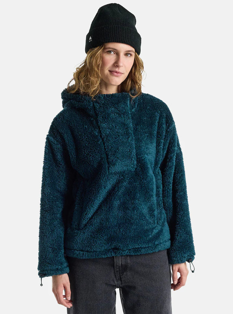 Burton Women's Lemma Fleece Pullover-Deep Emerald-Killington Sports