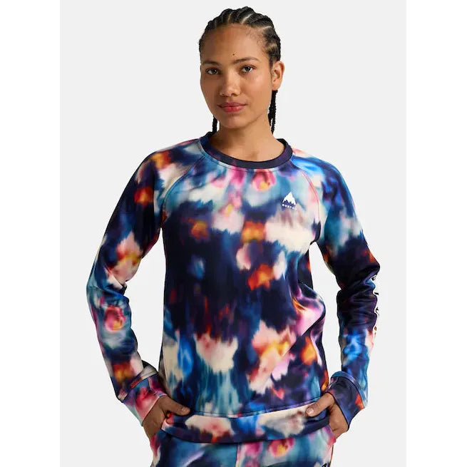 Burton Women's Oak Crewneck Fleece-Floral Blur-Killington Sports
