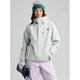 Burton Women's Reserve 2L Insulated Stretch Slim Jacket-Gray Cloud-Killington Sports