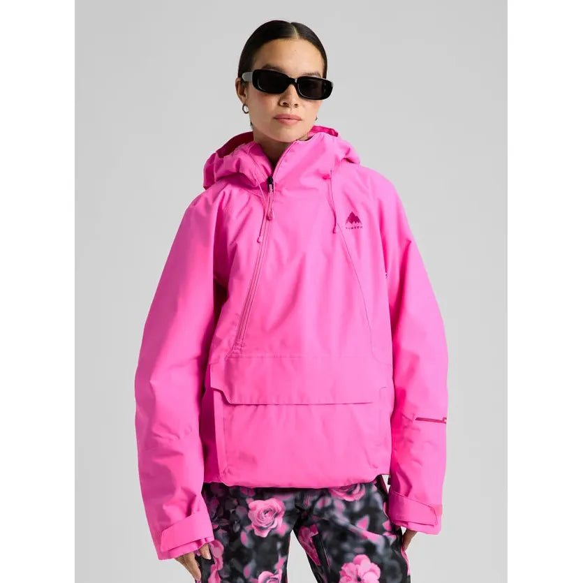 Burton Women's Reserve 2L Relaxed Anorak-Shockwave Pink-Killington Sports