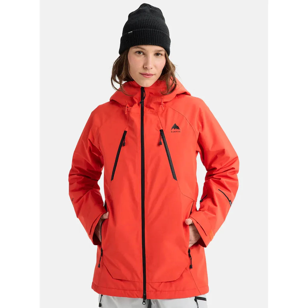 Burton Women's Reserve GORE-TEX 2L Insulated Jacket-Fiesta Red-Killington Sports
