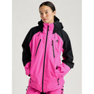 Burton Women's Reserve GORE-TEX 2L Jacket-True Black/Shockwave Pink-Killington Sports