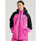 Burton Women's Reserve GORE-TEX 2L Jacket-True Black/Shockwave Pink-Killington Sports