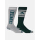 Burton Women's Weekend Midweight Socks (2 Pack)-Deep Emerald-Killington Sports
