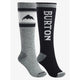 Burton Women's Weekend Midweight Socks (2 Pack)-True Black-Killington Sports