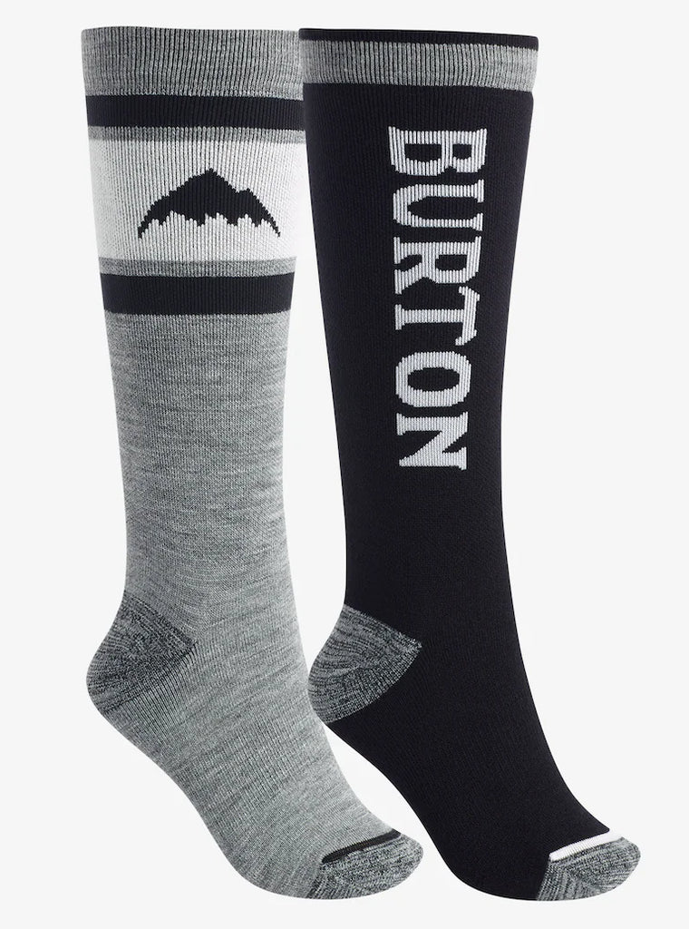 Burton Women's Weekend Midweight Socks (2 Pack)-True Black-Killington Sports