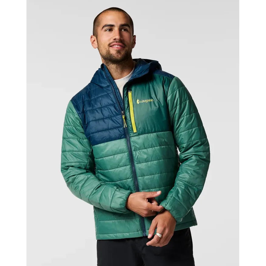 Cotopaxi Men's Acodo Insulated Hooded Jacket-Indigo and Juniper-Killington Sports