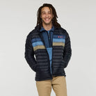 Cotopaxi Men's Fuego Down Hooded Jacket-Carbon Stripes-Killington Sports