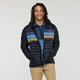 Cotopaxi Men's Fuego Down Hooded Jacket-Carbon Stripes-Killington Sports