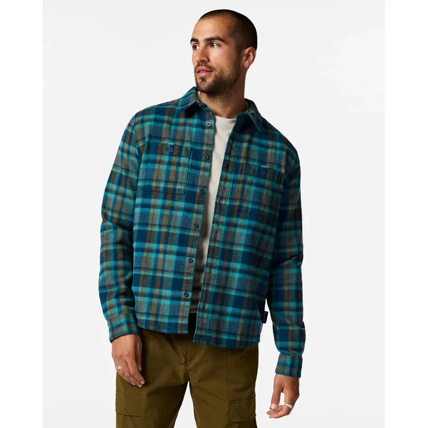 Cotopaxi Men's Mero Organic Flannel Shirt-Indigo Plaid-Killington Sports