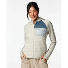 Cotopaxi Women's Acodo Hybrid Hooded Jacket-Chalk and Mineral-Killington Sports