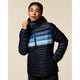 Cotopaxi Women's Fuego Down Hooded Jacket-Carbon Stripes-Killington Sports