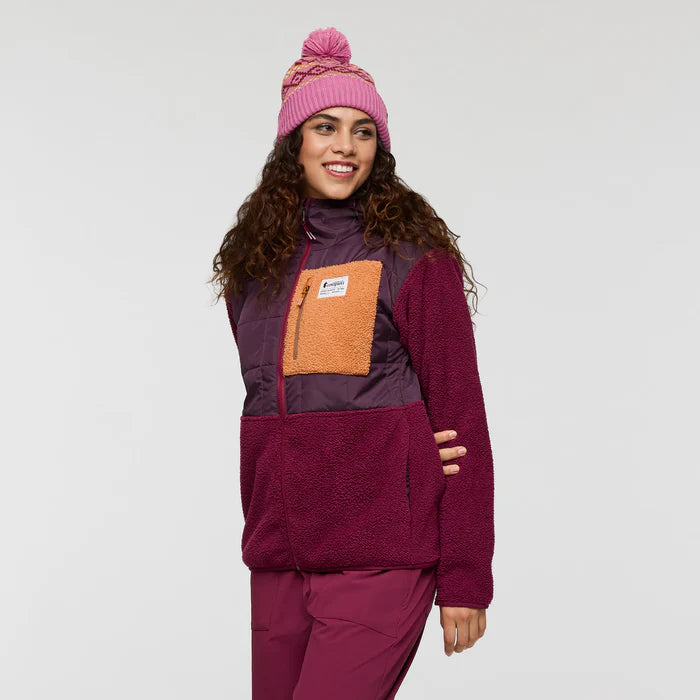 Cotopaxi Women's Trico Hybrid Hooded Jacket-Blackberry and Jam-Killington Sports