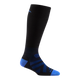 Darn Tough Kids RFL Jr. Over-the-Calf Ultra-Lightweight Ski & Snowboard Sock-3800-Black-Killington Sports