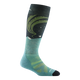 Darn Tough Women's Aurora Over-The-Calf Lightweight Ski & Snowboard Sock-8036-Aqua-Killington Sports