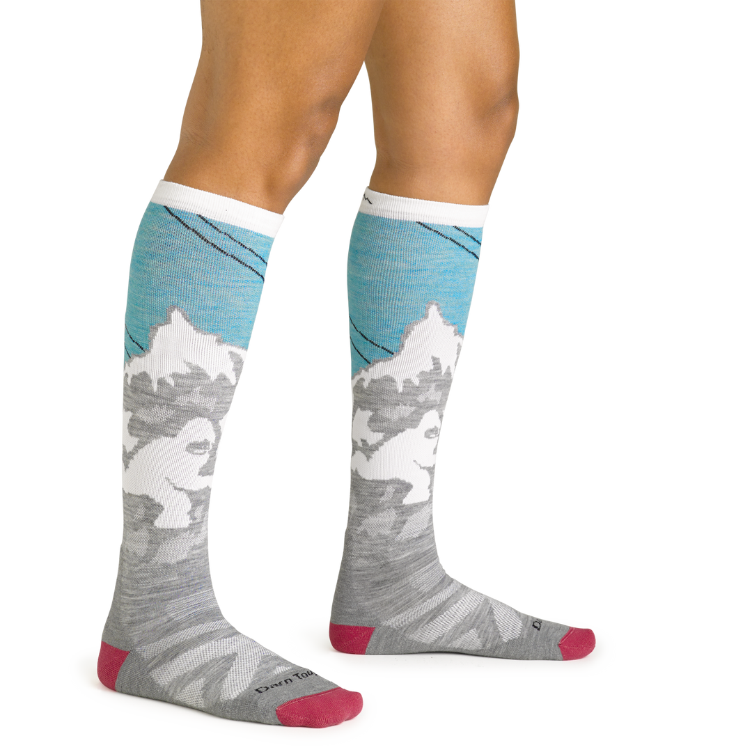 Darn Tough Women's Yeti Over-the-Calf Midweight Ski & Snowboard Sock-1827-Killington Sports