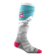 Darn Tough Women's Yeti Over-the-Calf Midweight Ski & Snowboard Sock-1827-Aqua-Killington Sports