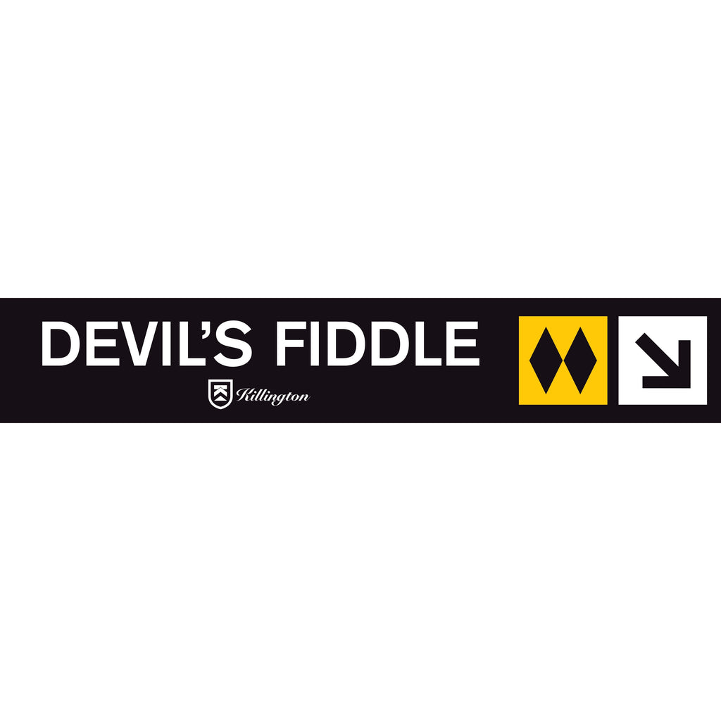 Devil's Fiddle Trail Sign-Killington Sports