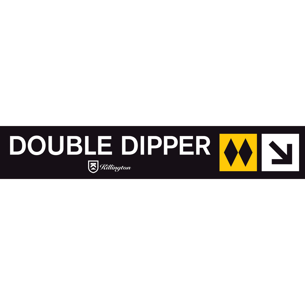 Double Dipper Trail Sign-Killington Sports