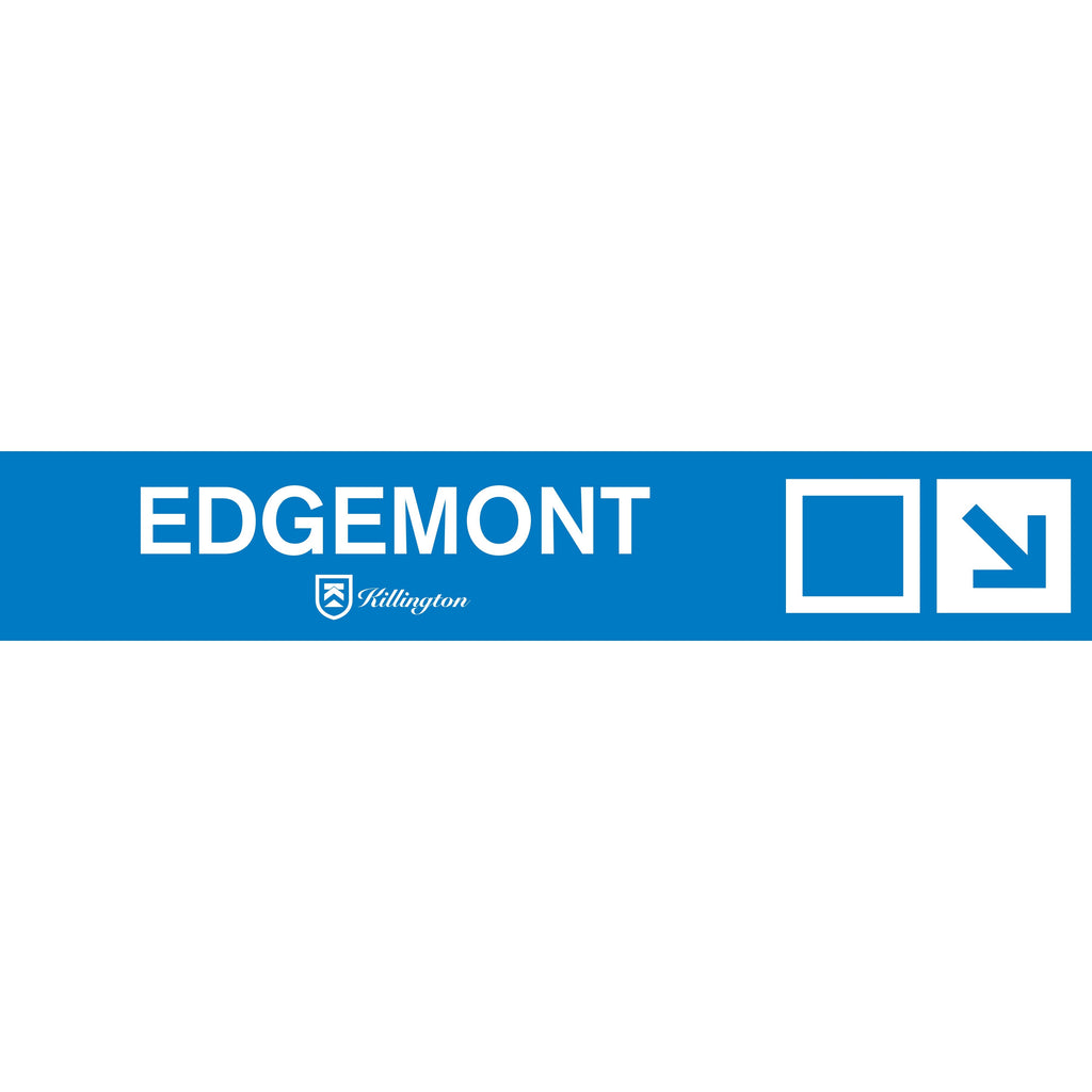 Edgemont Trail Sign-Killington Sports