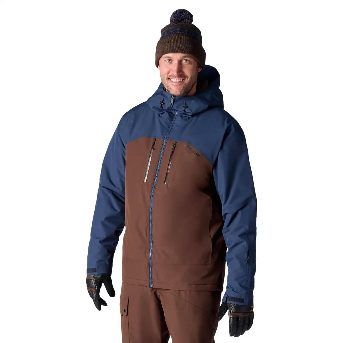 FlyLow Men's Roswell Jacket-Abyss/Brew-Killington Sports