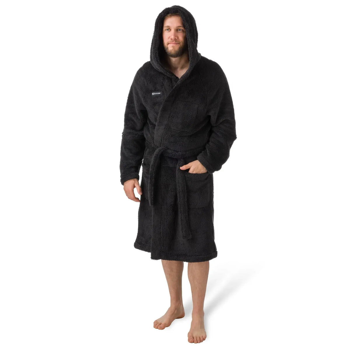 FlyLow Wolfie Robe-Black-Killington Sports