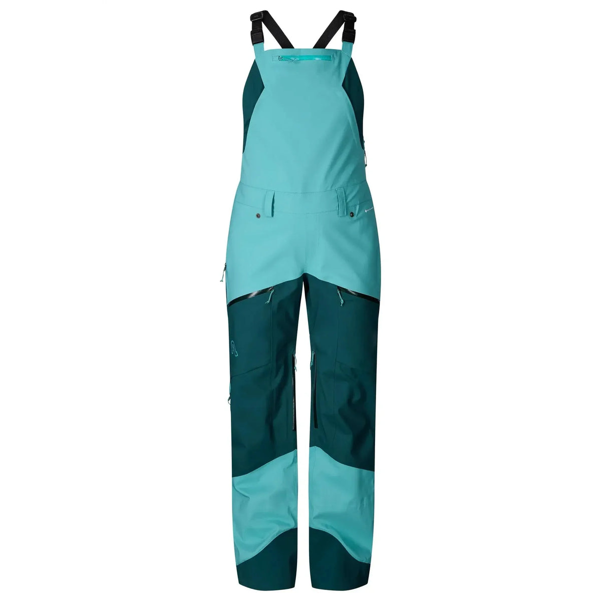 FlyLow Women's Foxy Bib-Teal/Ponderosa Pine-Killington Sports