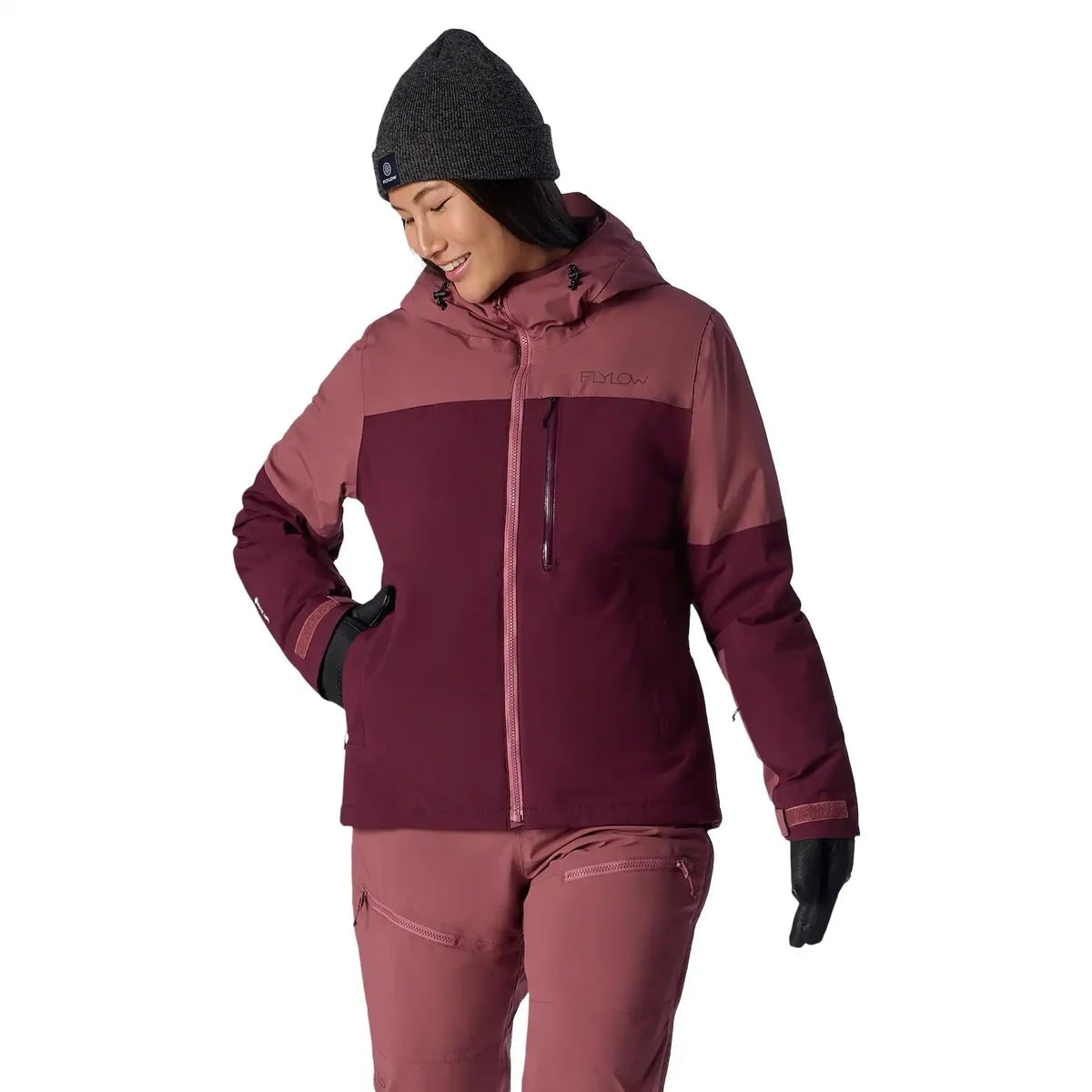 FlyLow Women's Sarah Jacket-Wild Ginger/Hearth-Killington Sports