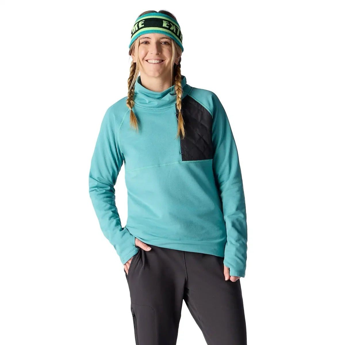 FlyLow Women's Sondra Fleece-Teal-Killington Sports