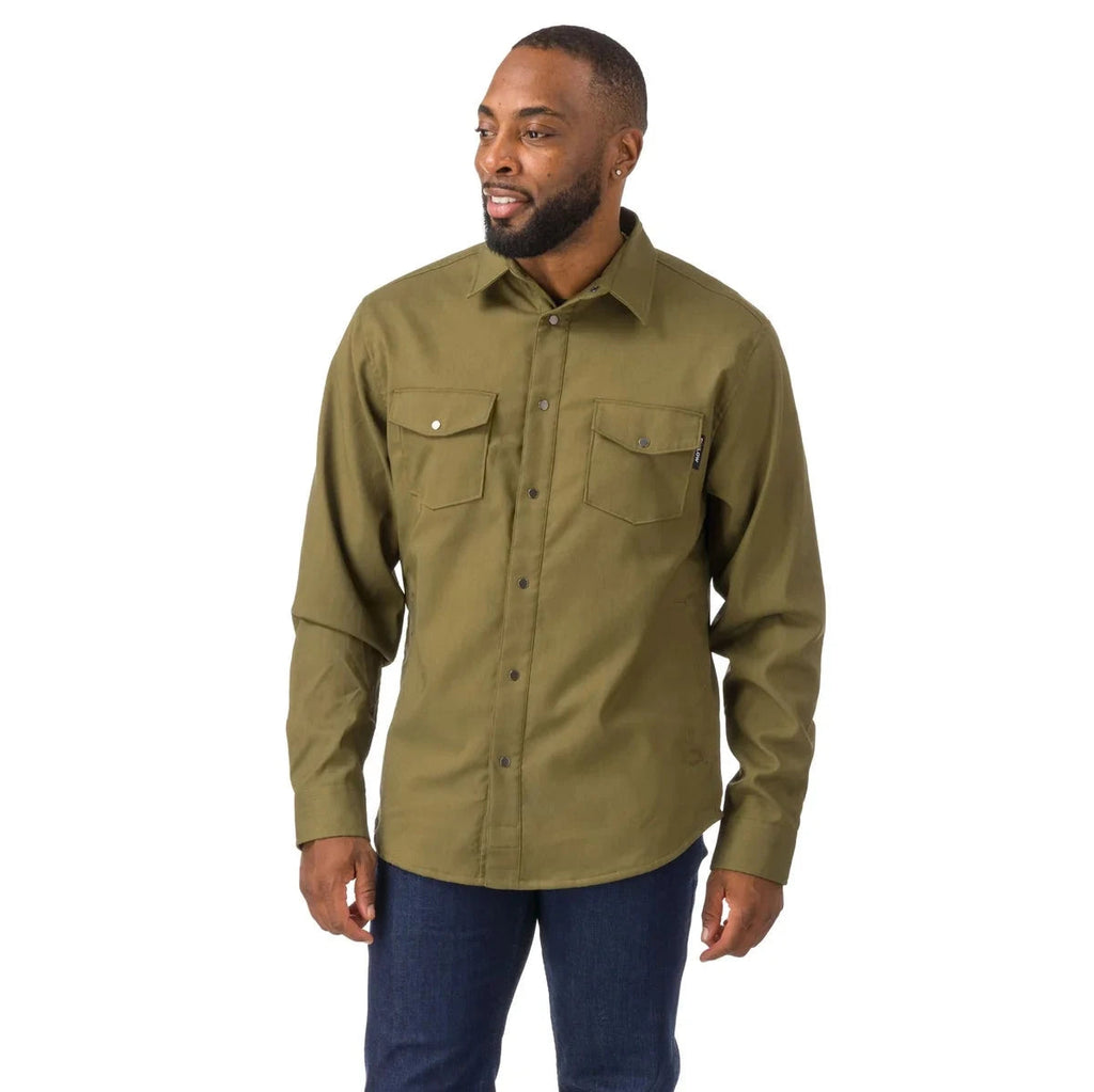 Flylow Men's Brose Work Shirt-Capers-Killington Sports