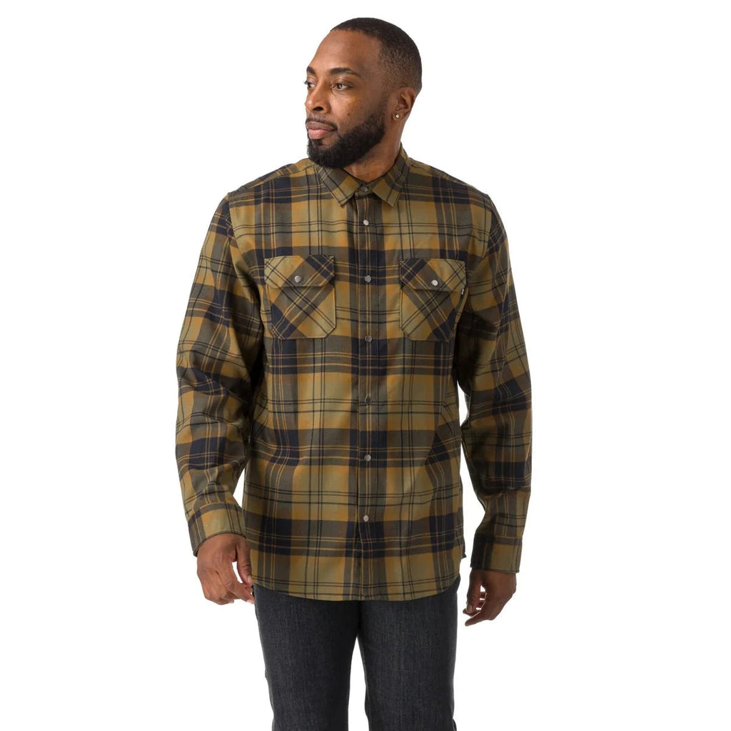 Flylow Men's Handlebar Tech Flannel-Rye/Black-Killington Sports