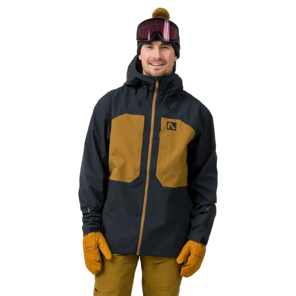 Flylow Men's Knight Jacket-Black/Rye-Killington Sports