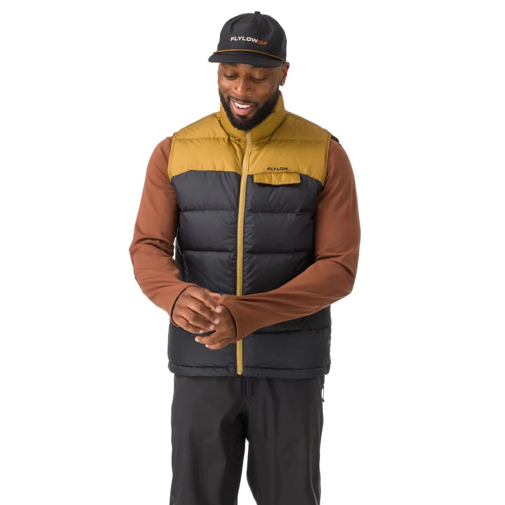 Flylow Men's Larry Vest-Black/Rye-Killington Sports