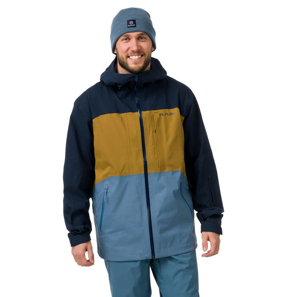 Flylow Men's Malone Jacket-Abyss/Rye/Ocean-Killington Sports
