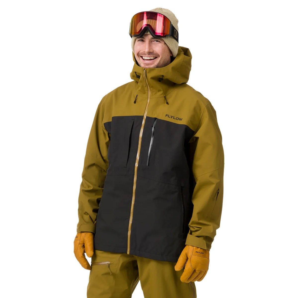 Flylow Men's Quantum Pro Jacket-Black/Rye-Killington Sports