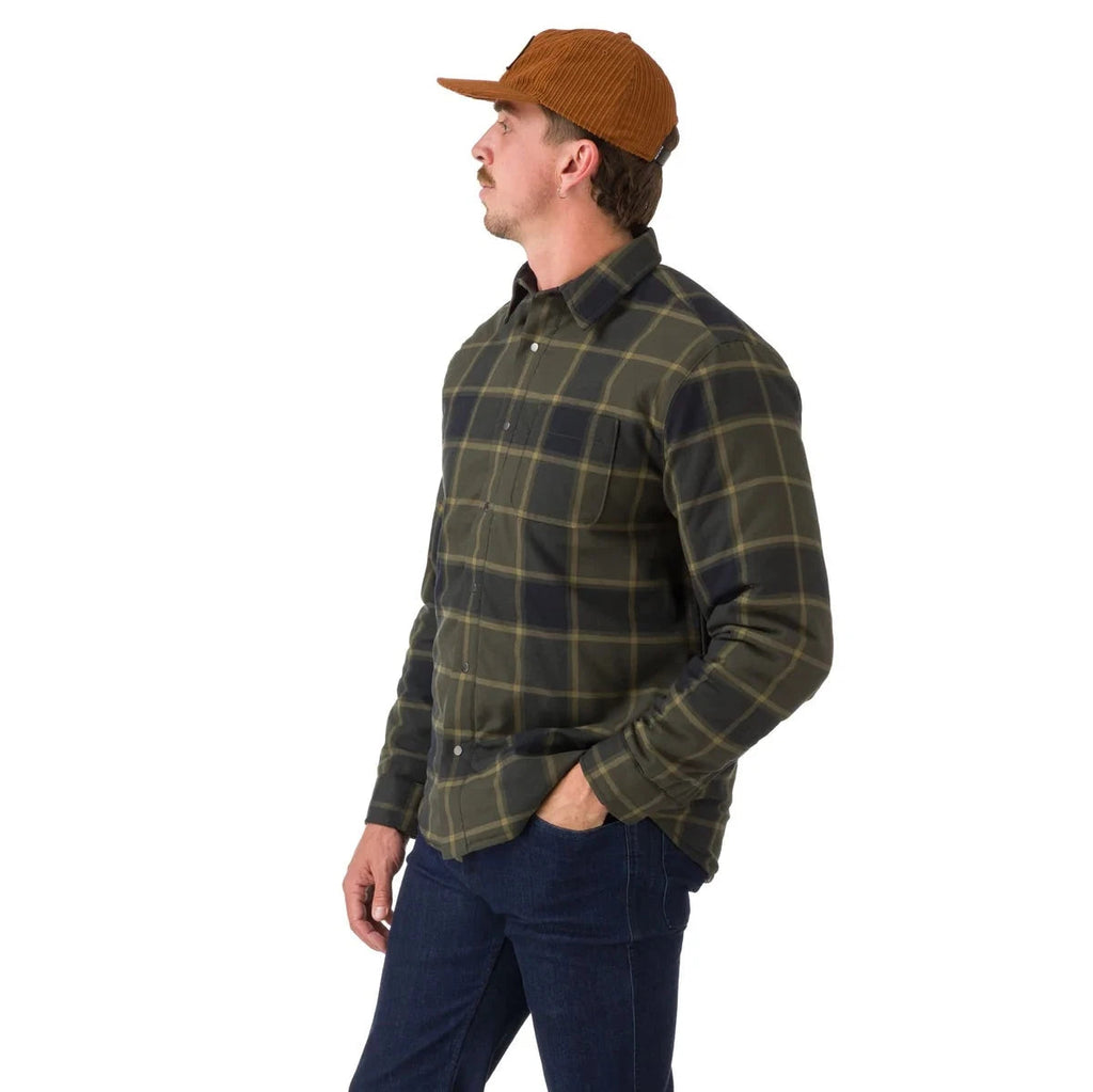 Flylow Men's Sinclair Insulated Flannel-Evergreen-Killington Sports