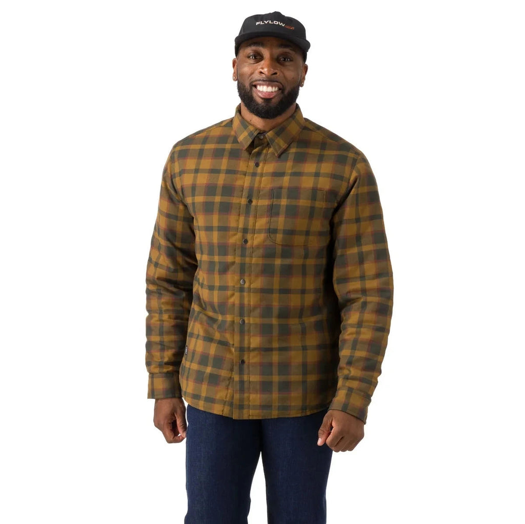 Flylow Men's Sinclair Insulated Flannel-Rye-Killington Sports