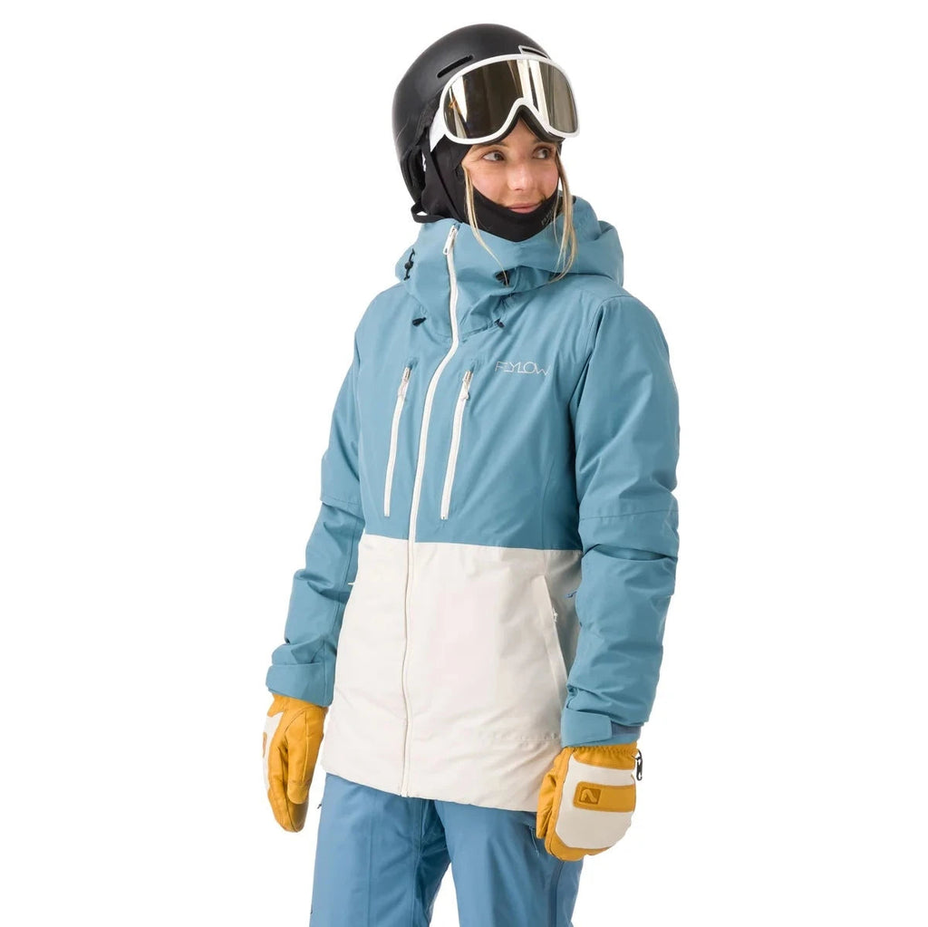 Flylow Women's Avery Jacket-Vintage Blue/Marble-Killington Sports