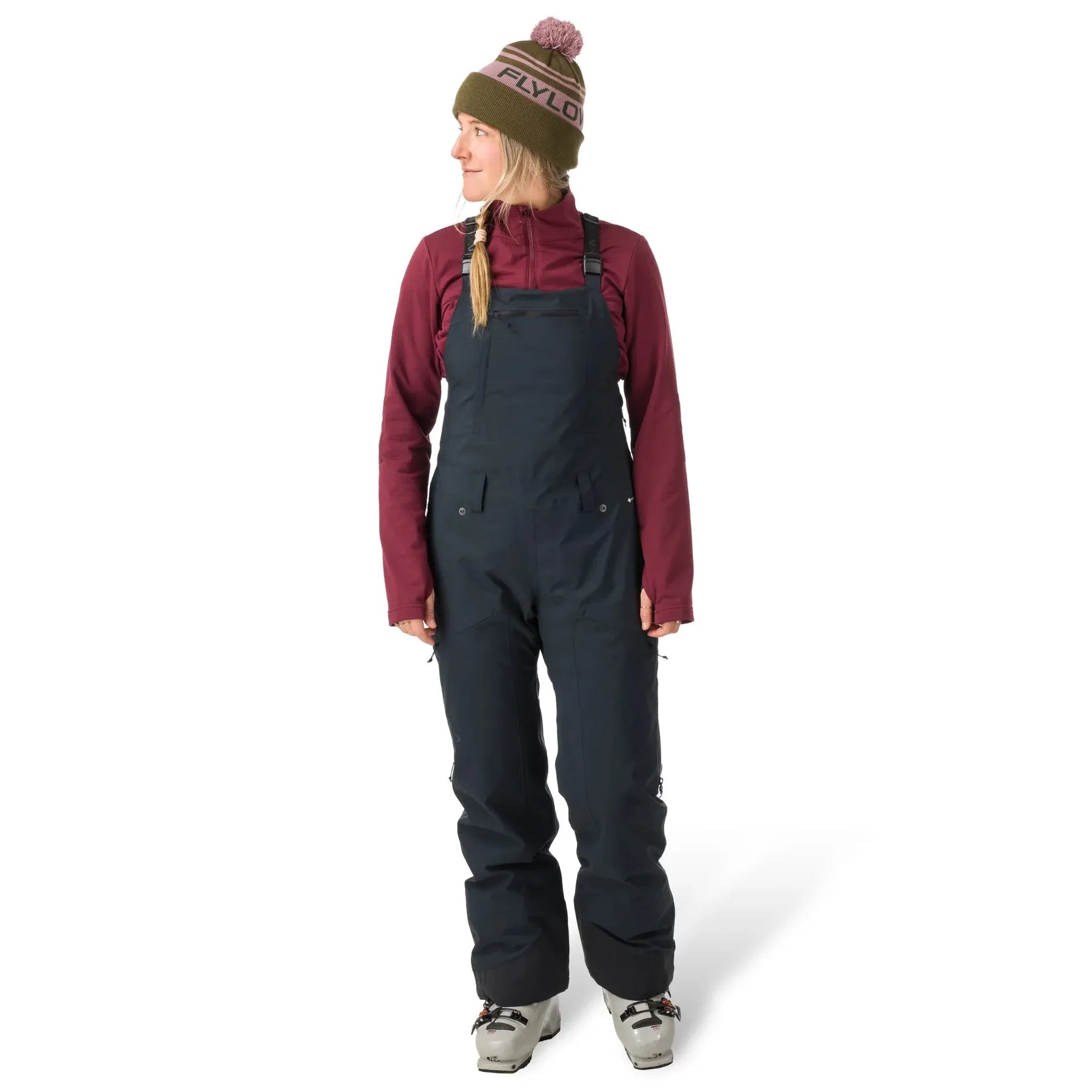 Flylow Women's Foxy Insulated Bib-Black-Killington Sports