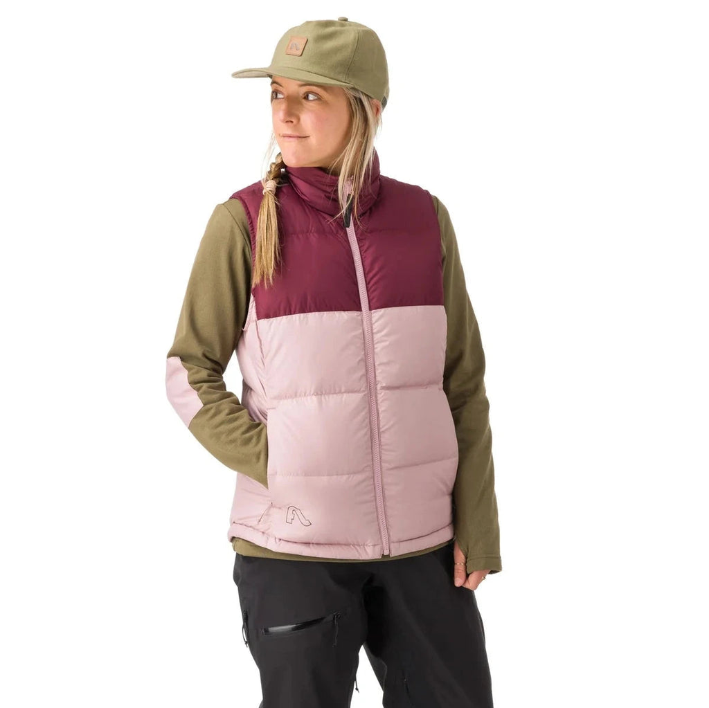 Flylow Women's Laurel Vest-Dusty Iris/Ruby-Killington Sports