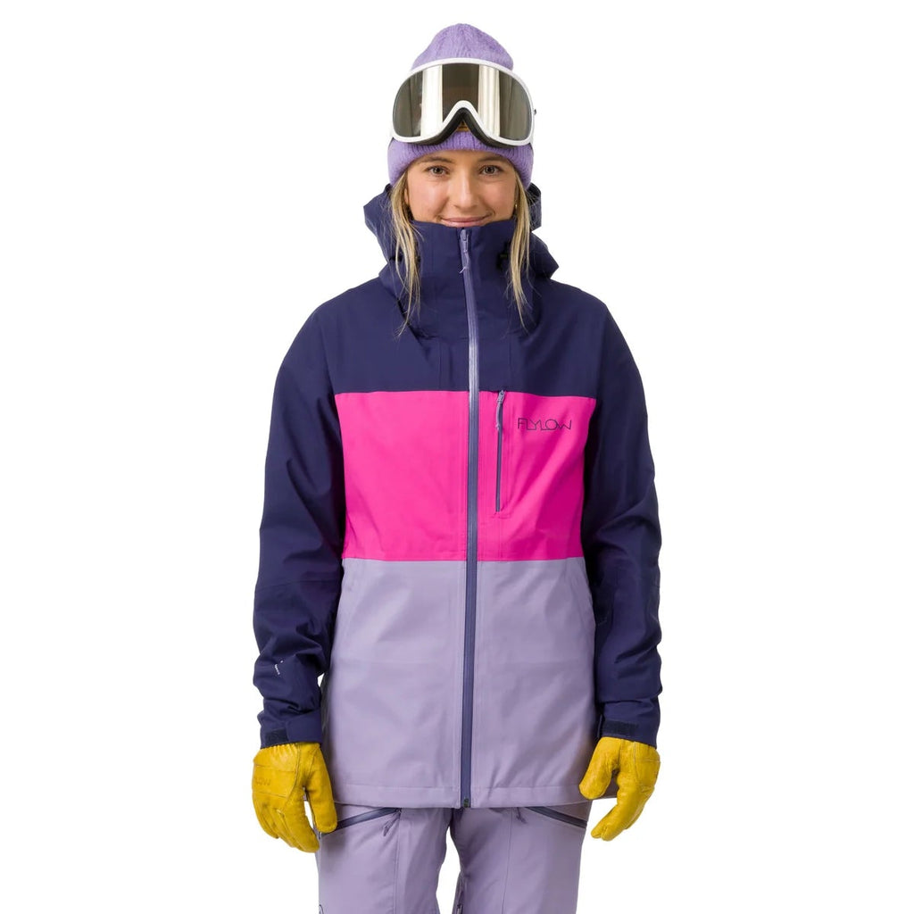 Flylow Women's Lucy Jacket-Currant/Dragonfruit/Aurora-Killington Sports