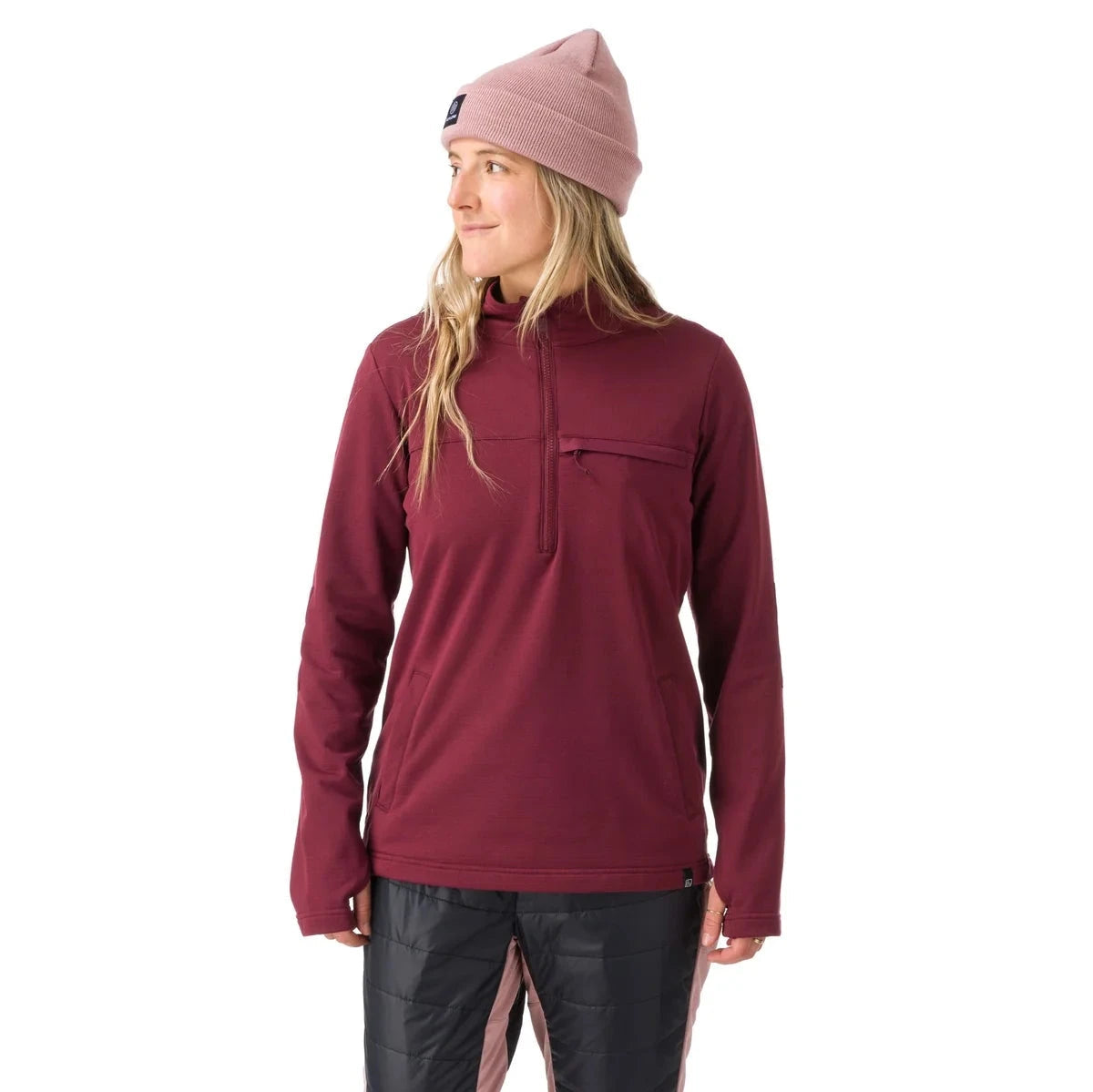 Flylow Women's Tate Fleece-Ruby-Killington Sports