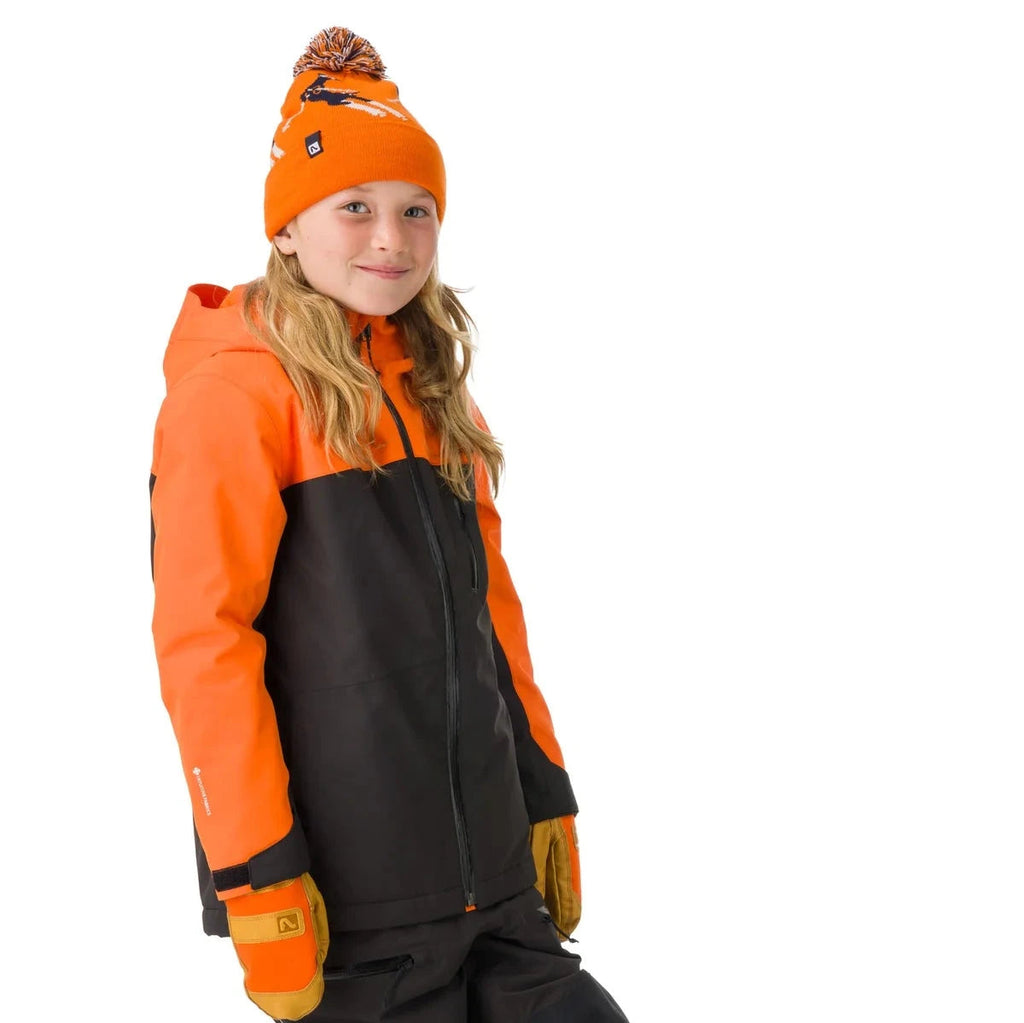 Flylow Youth Explorer Jacket-Black/Blaze-Killington Sports