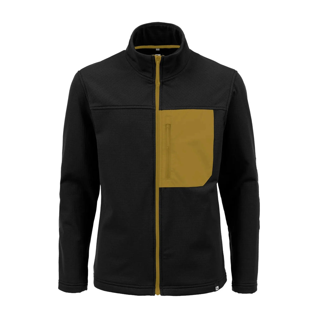 Flylow Youth Huck Fleece-Black/Rye-Killington Sports
