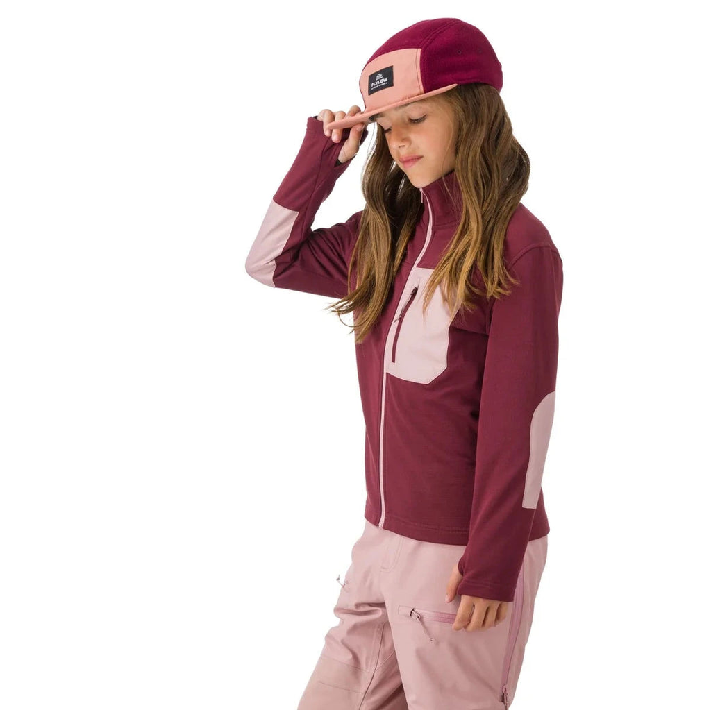 Flylow Youth Huck Fleece-Ruby-Killington Sports