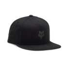 Fox Head Snapback Hat-Black/Charcoal Grey-Killington Sports