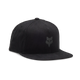 Fox Head Snapback Hat-Black/Charcoal Grey-Killington Sports